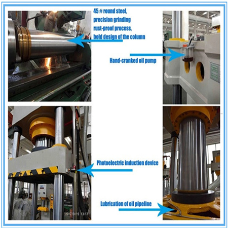 Le parti di stampaggio della lamiera sottile dell'OEM 2017 muoiono la tagliatrice idraulica usata del rotore della punzonatrice del tubo 5 tonnellate per il profilo di alluminio