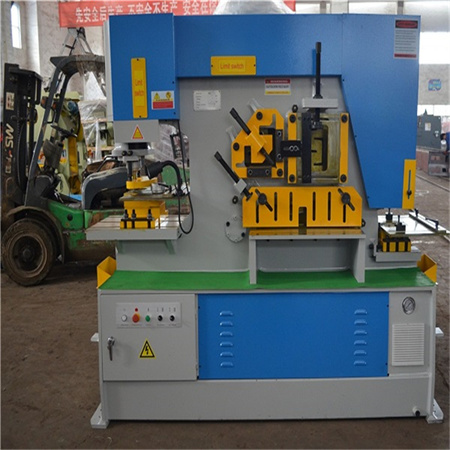 APEC CNC ampiamente usato idraulico Ironworker, punzonatrice e cesoia idraulica ironworker macchina da taglio per tondino d'acciaio