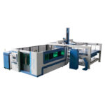 Macchina da taglio laser a fibra di metallo CNC automatica con raffreddamento ad acqua 1500w