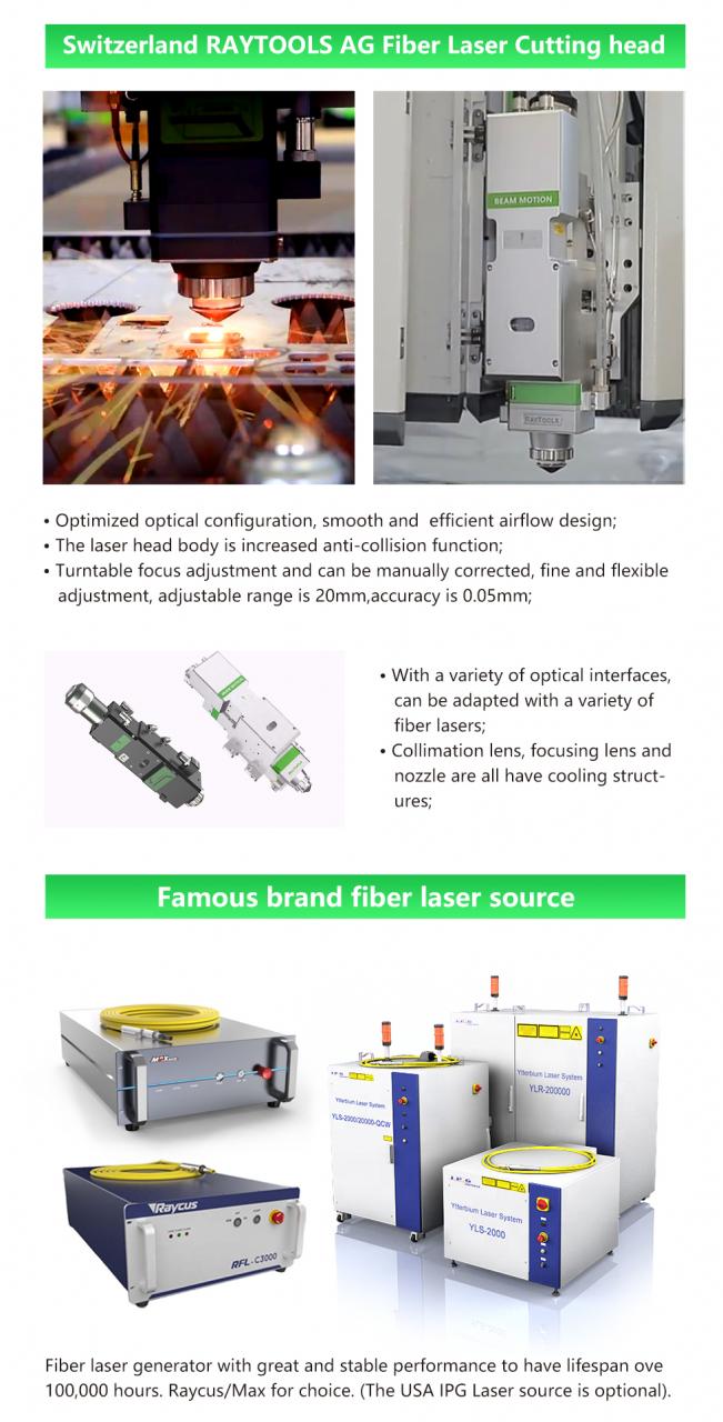 Macchina da taglio laser in fibra di carbonio, ferro, alluminio, metallo, acciaio inossidabile